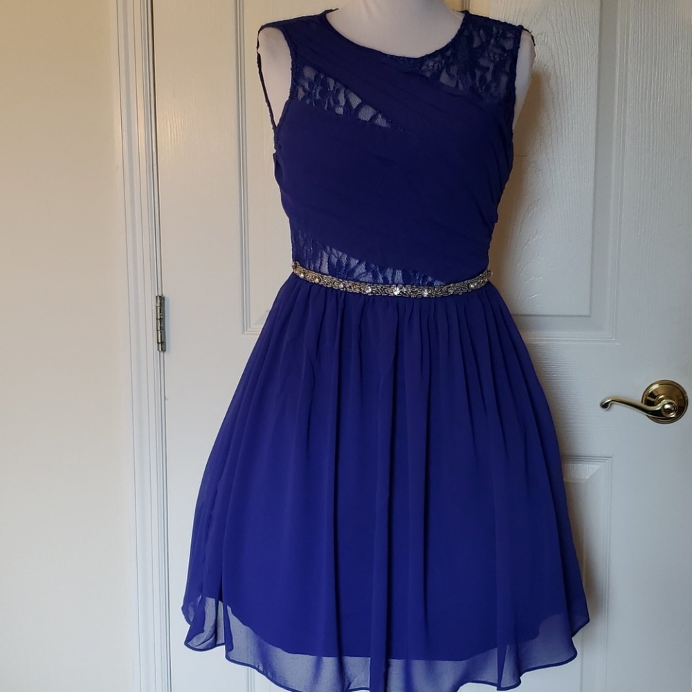 Royal Blue Party Dress by Deb - Size 5